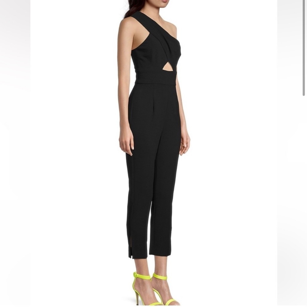 Black Halo Honey Cutout Jumpsuit in Black size 2 - Picture 2 of 12